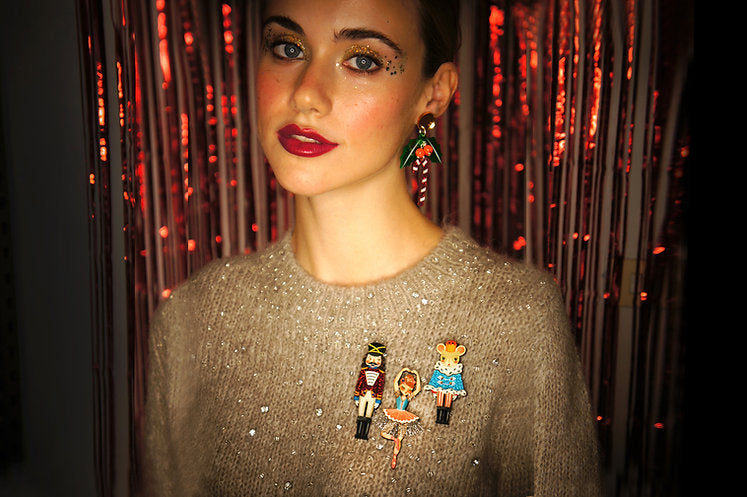 Nutcracker Ballerina Brooch by Laliblue