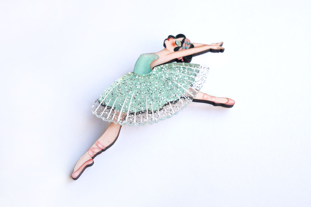 Classical Ballet Brooch by Laliblue