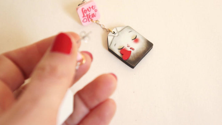 Tea of Love Earrings by Laliblue