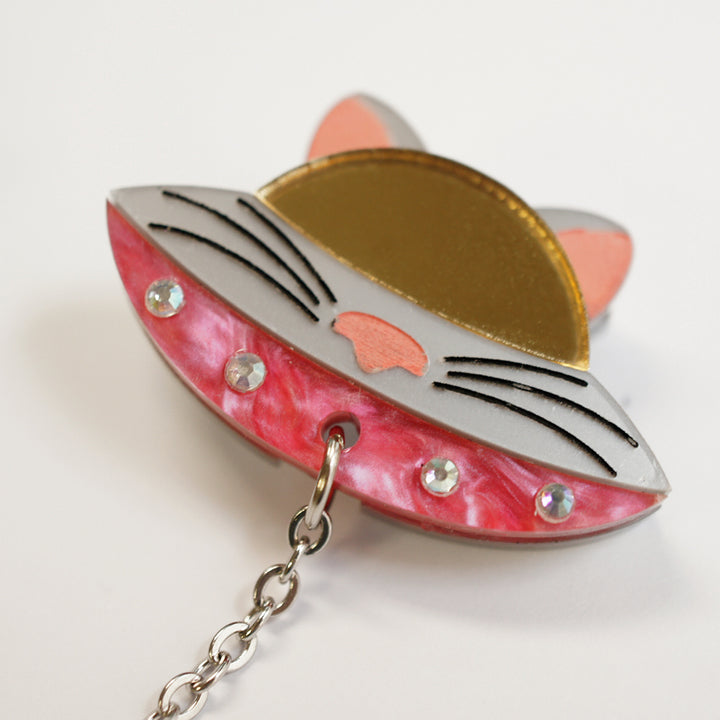 Cat Connection Double Brooch by Laliblue | Space Adventures Collection