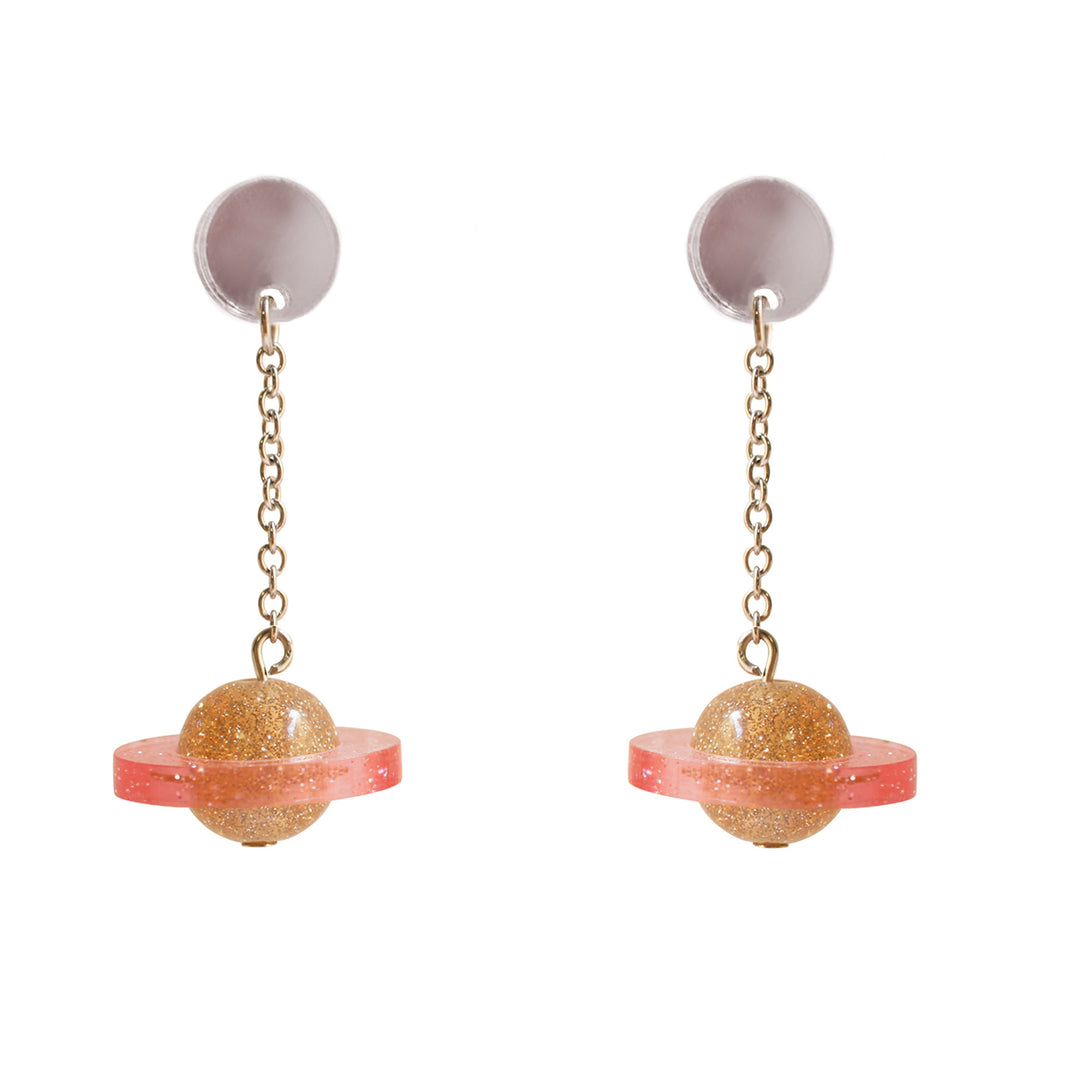 Saturn Earrings by Laliblue | Space Adventures Collection