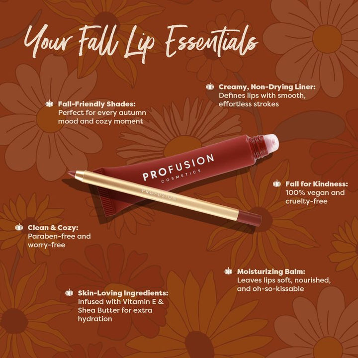 Pumpkin Spice | Cashmere Lips Lip Liner & Balm Duo