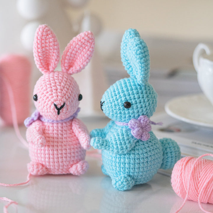 Rabbits Amigurumi DIY Crochet Kit Wizardi F07N8-M172