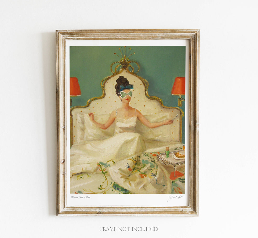 Princess Edwina Rises Art Print - 8.5" X 11"