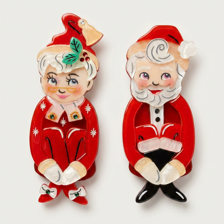 Mr. Kitschmas KneeHugger Brooch by 50's Vintage Dame x Lipstick & Chrome