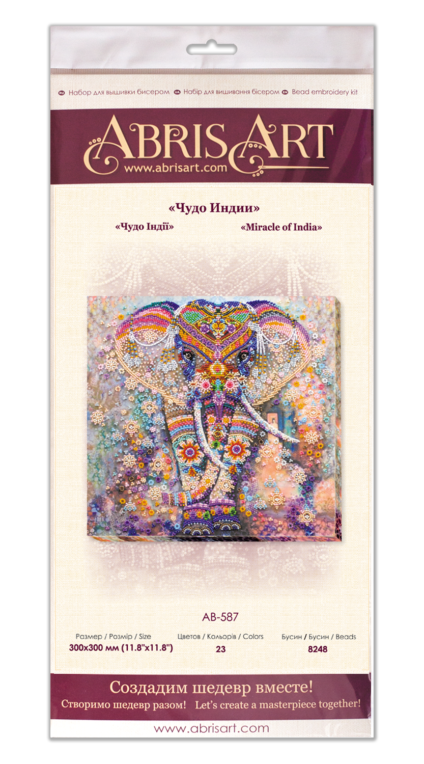 Bead Embroidery Kit - Miracle of India AB-587