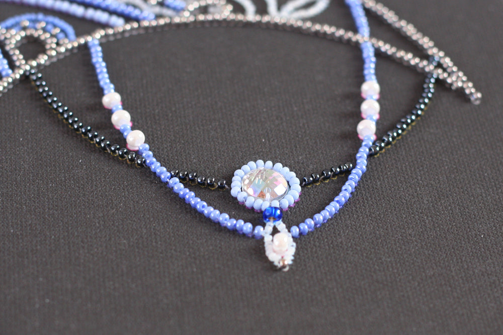 Bead Embroidery Kit - Moon pattern