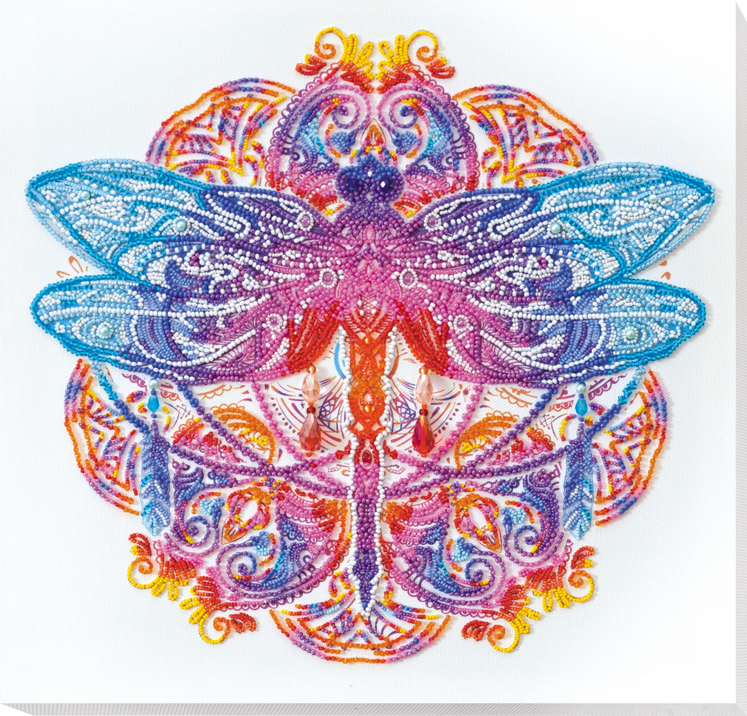 Bead Embroidery Kit - Cascades of pearl AB-818