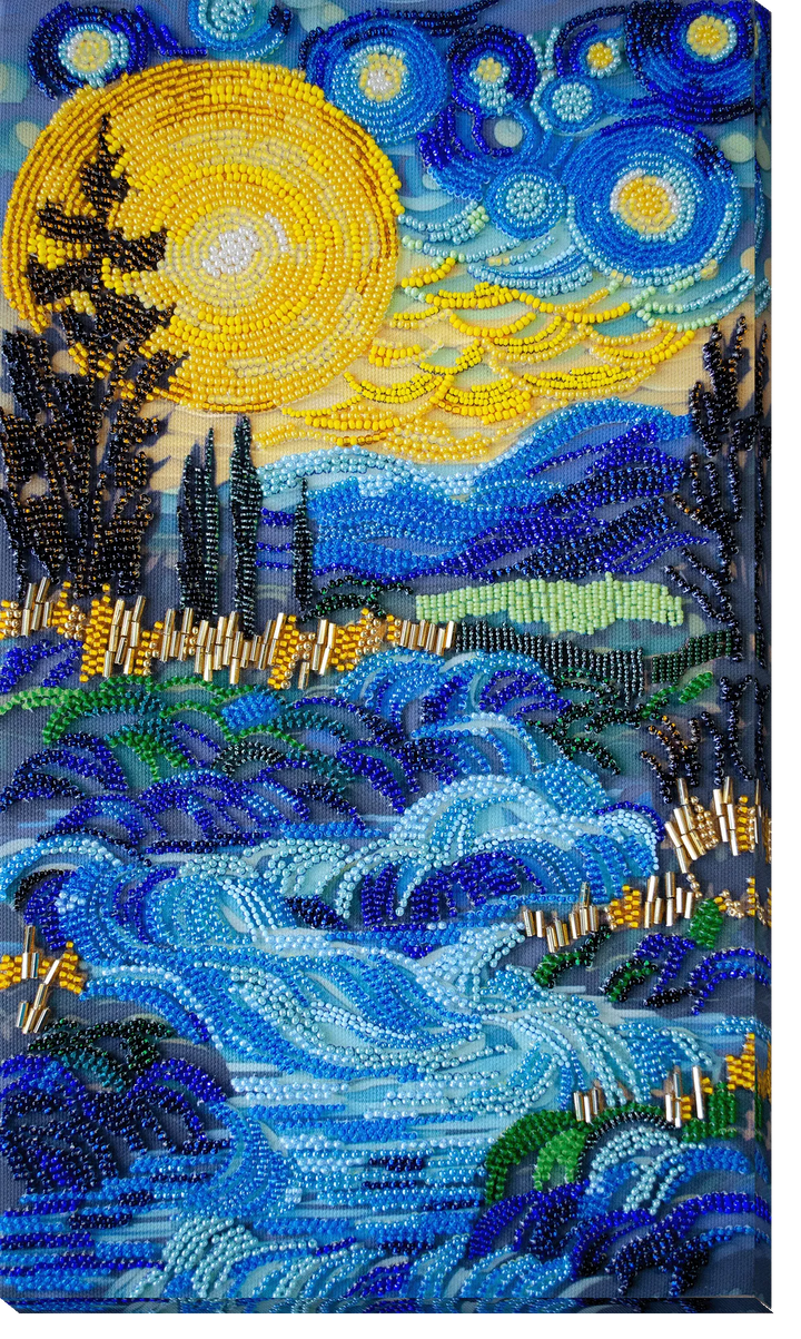 Bead Embroidery Kit - There behind the waterfall