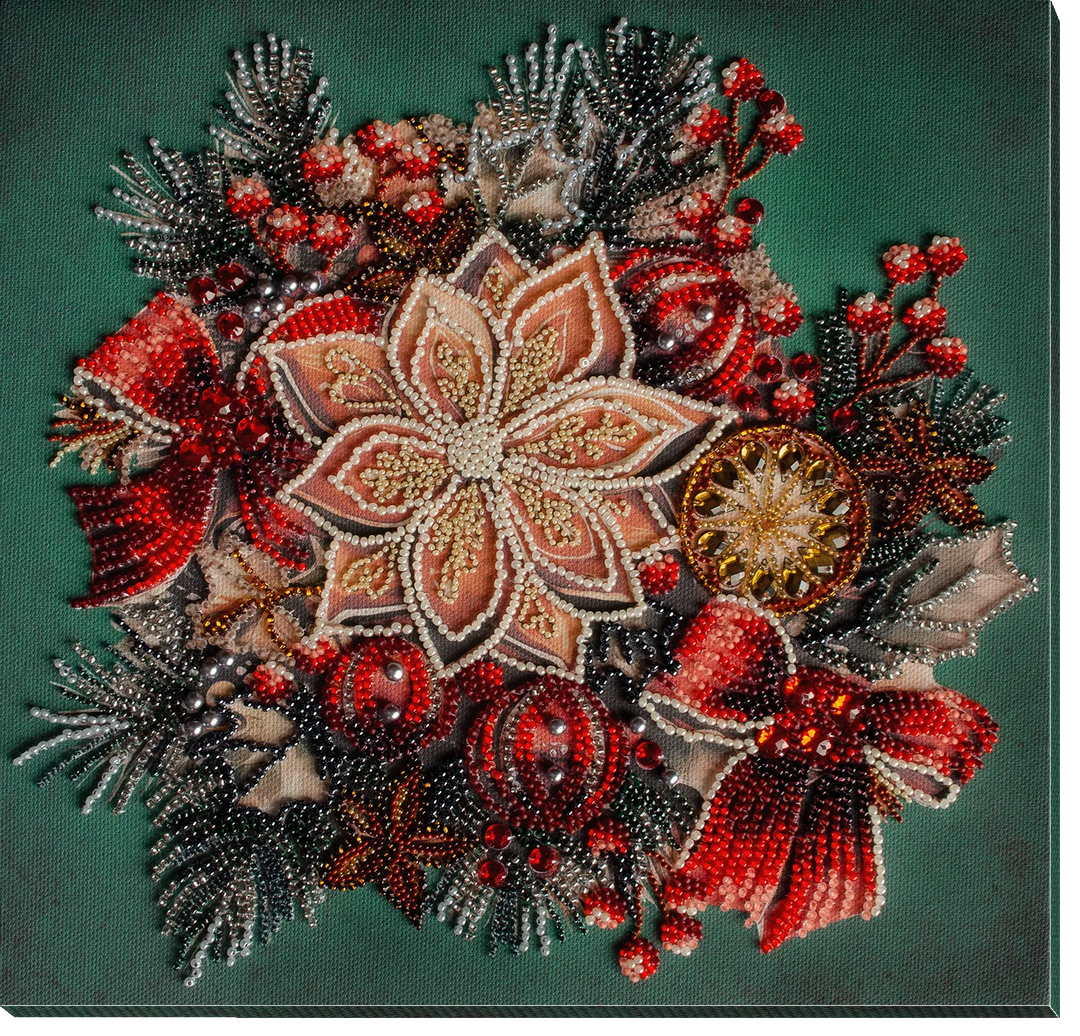 Bead Embroidery Kit - The taste of Christmas AB-915
