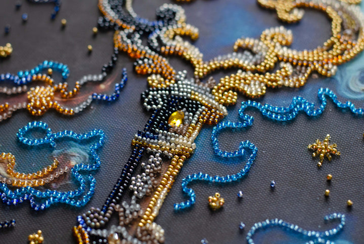 Bead Embroidery Kit - The key to happiness