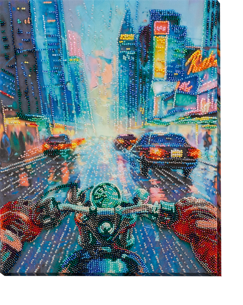 Bead Embroidery Kit - Escaping from routine AB-944