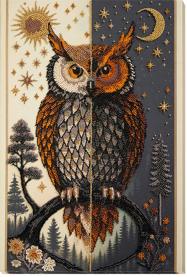 The Oracle Between Day and Night Bead Embroidery Kit by Abris Art AB-960