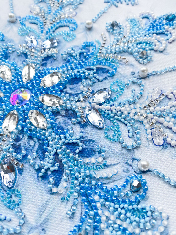 Frost Patterns Bead Embroidery Kit by Abris Art AB-963