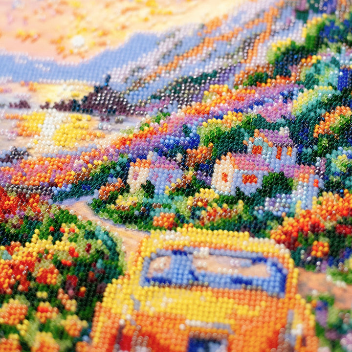 Twilight over the Sea Bead Embroidery Kit by Abris Art AB-968