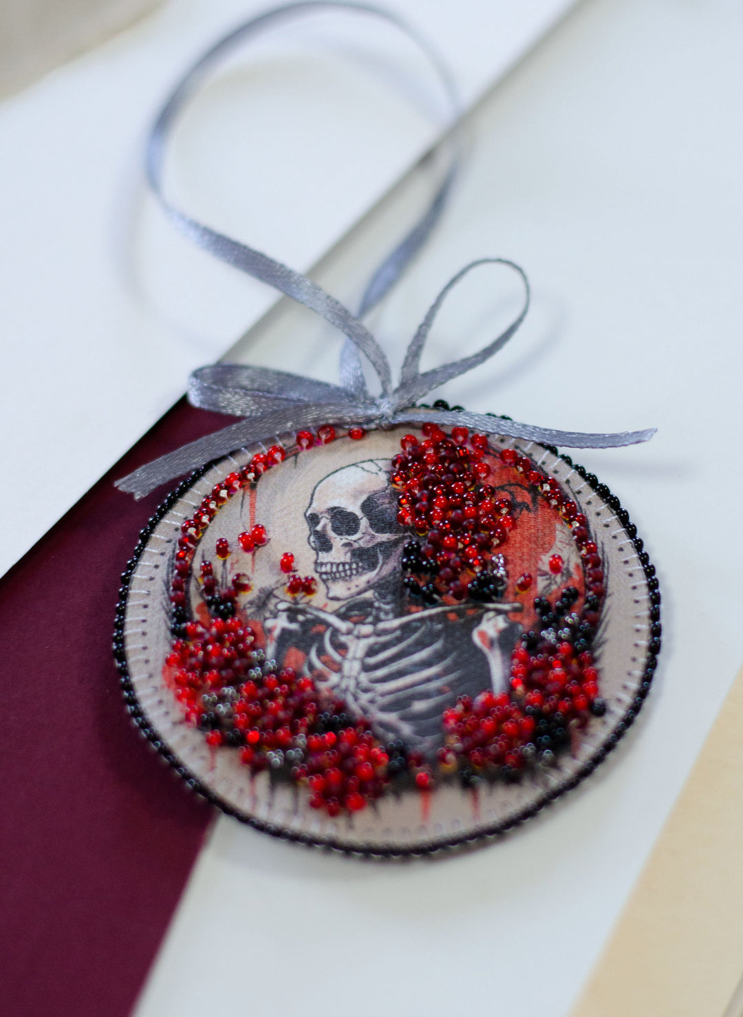 Mini Bead Embroidery Kit Decoration - Eerie beauty ABT-038