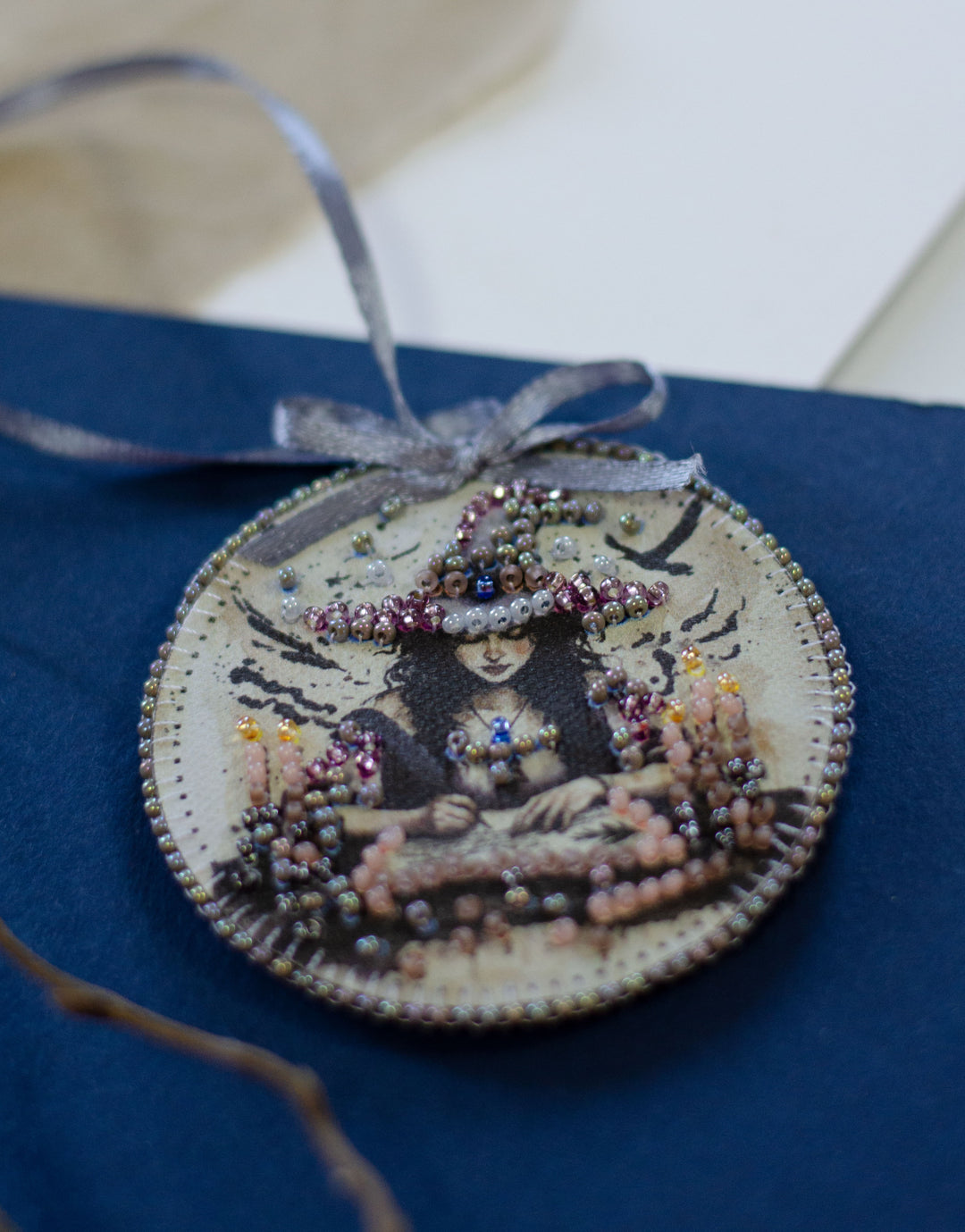 Mini Bead Embroidery Kit Decoration - Enchantress ABT-040