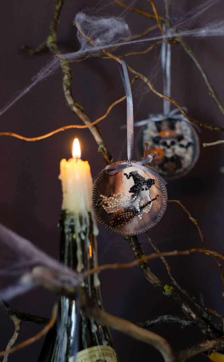 Mini Bead Embroidery Kit Decoration - Boo! ABT-042