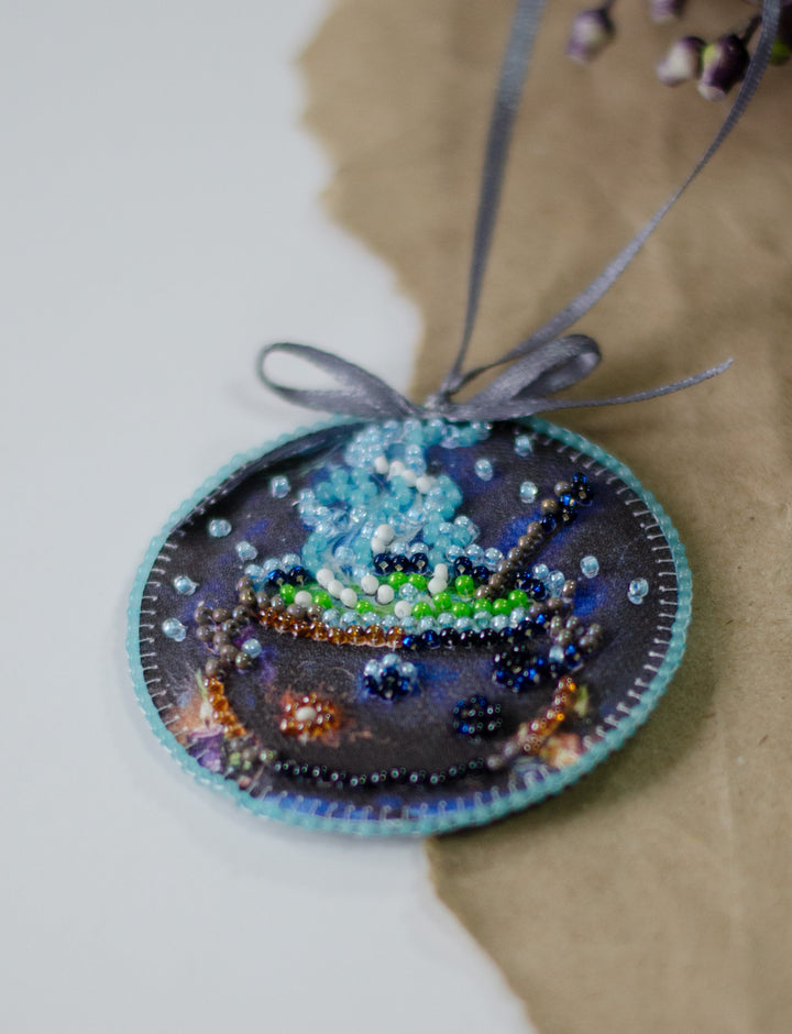 Mini Bead Embroidery Kit Decoration - Spell Potion ABT-043