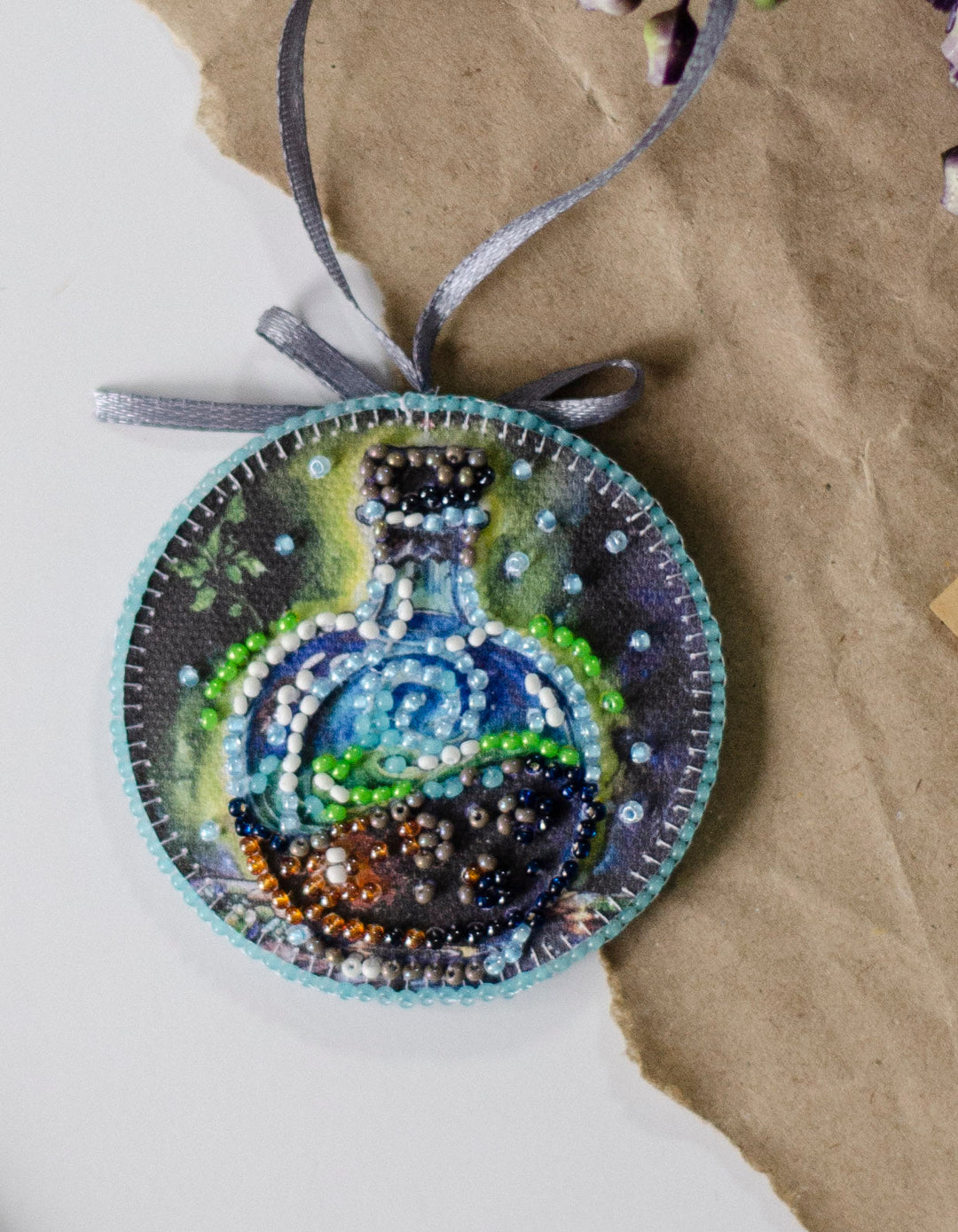Mini Bead Embroidery Kit Decoration - Spell Potion ABT-043
