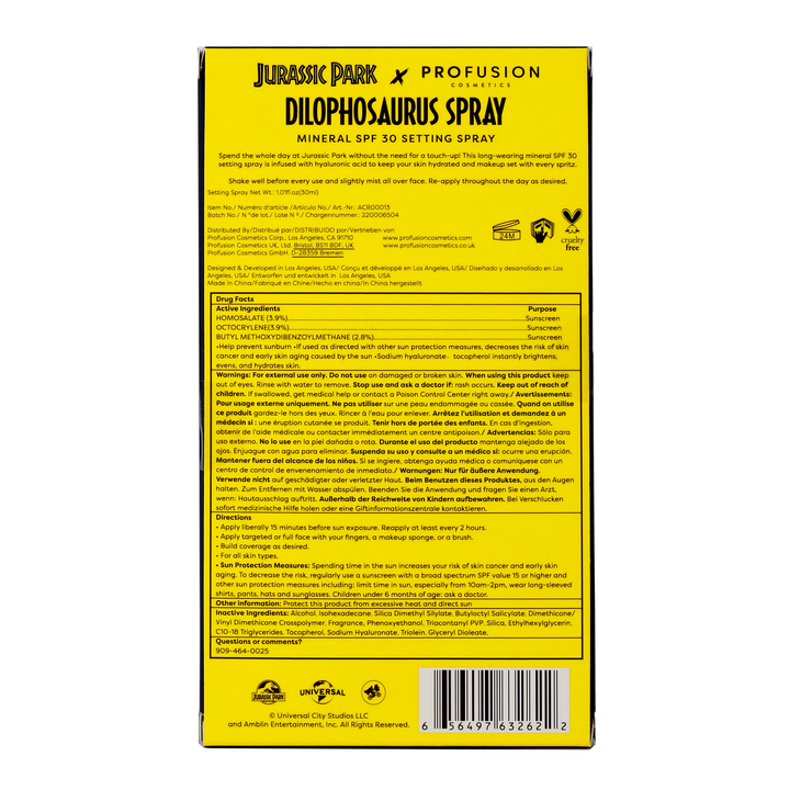 Jurassic Park | Dilophosaurus Spray