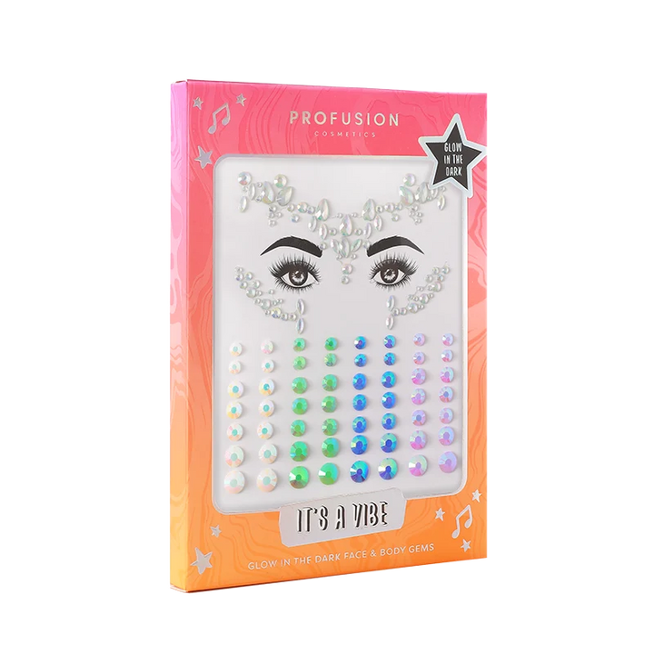It's a Vibe | Glow-in-the-Dark Face & Body Gems