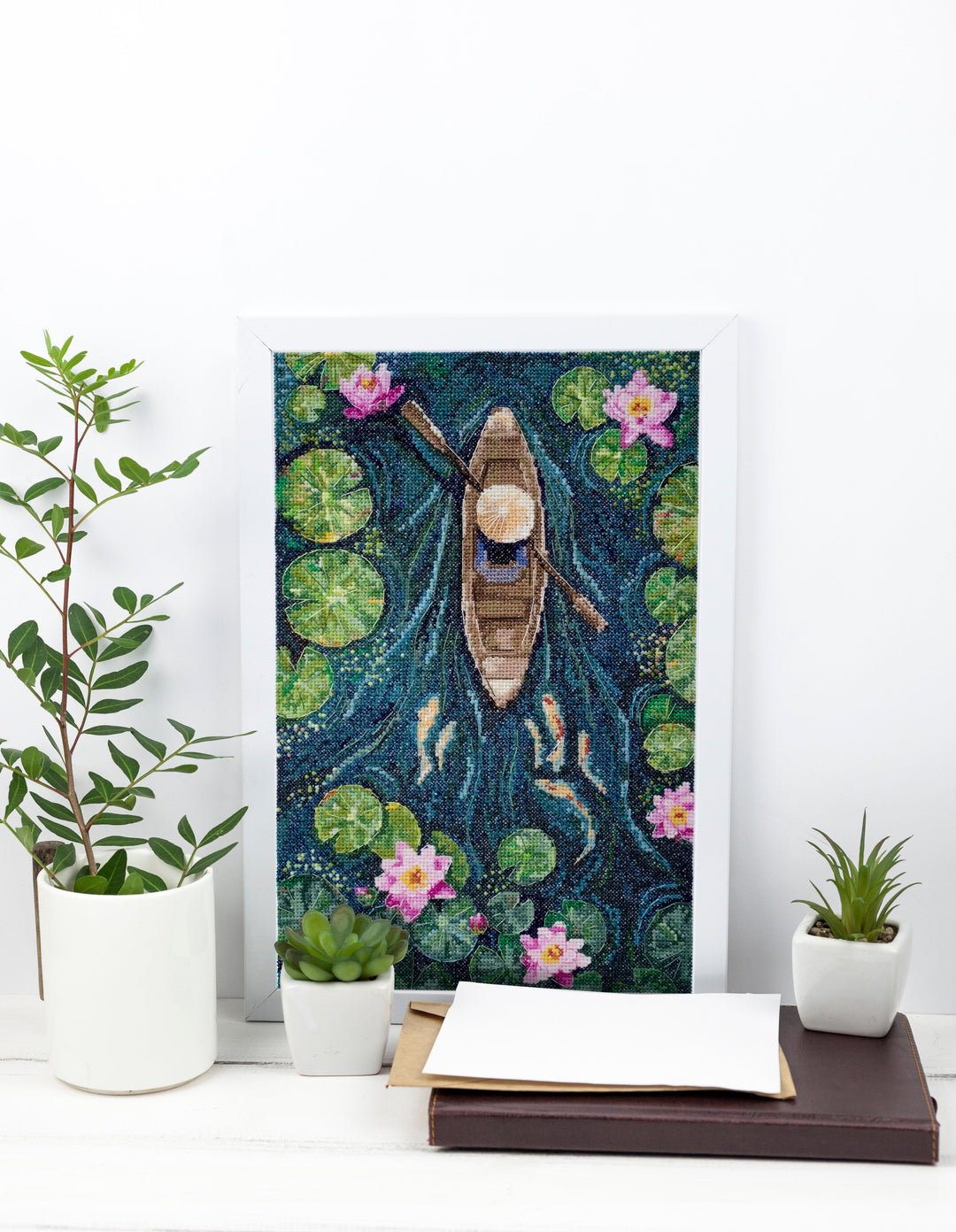 Cross-stitch kit - One in a canoe AH-170