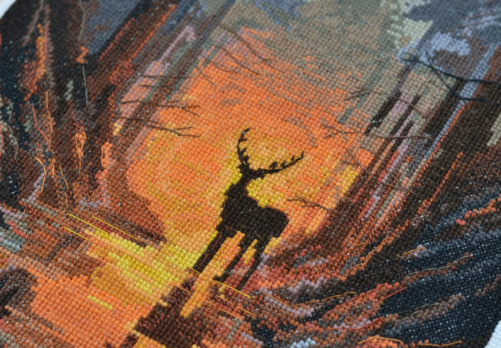 Cross-stitch kit - Forest guard AH-209