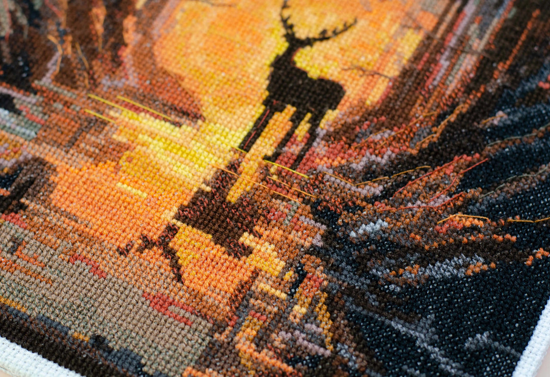 Cross-stitch kit - Forest guard AH-209