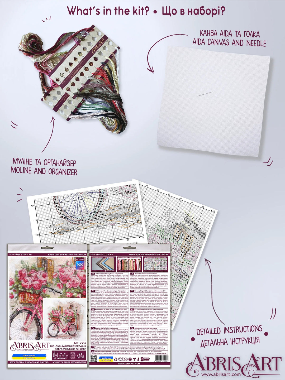 Cross-stitch kit - The long-awaited rendezvous