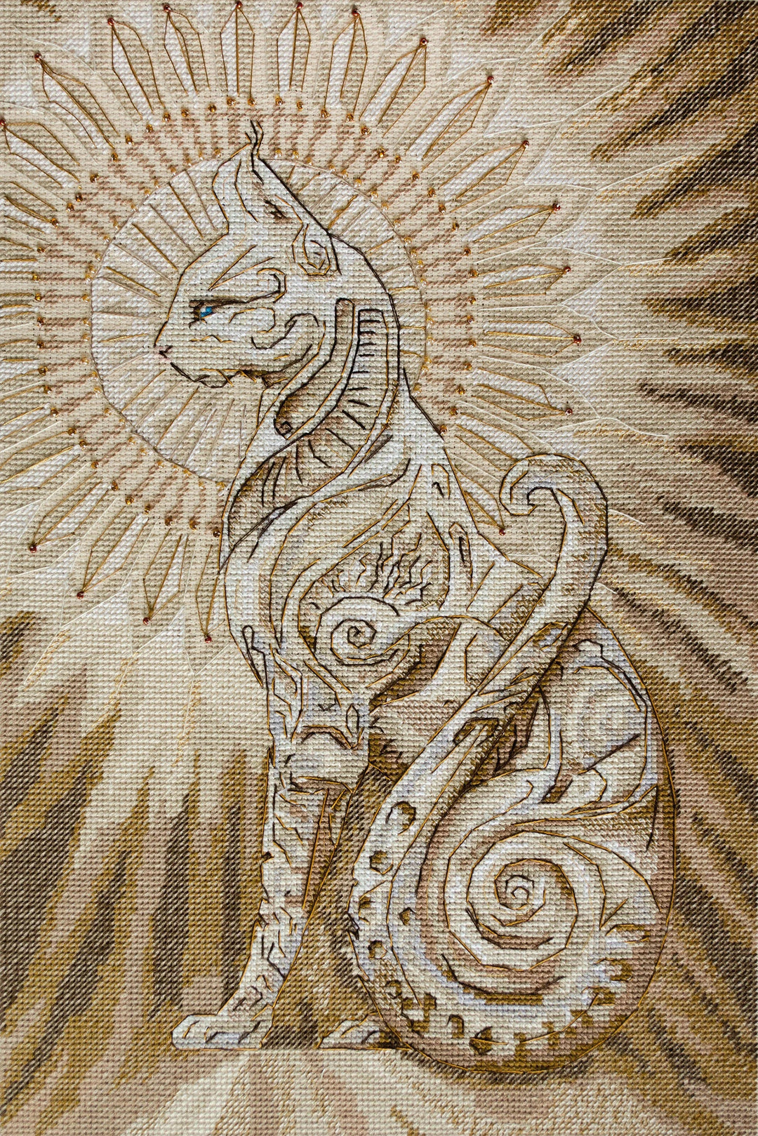 Cross-stitch kit - Protector of the Sun AH-234