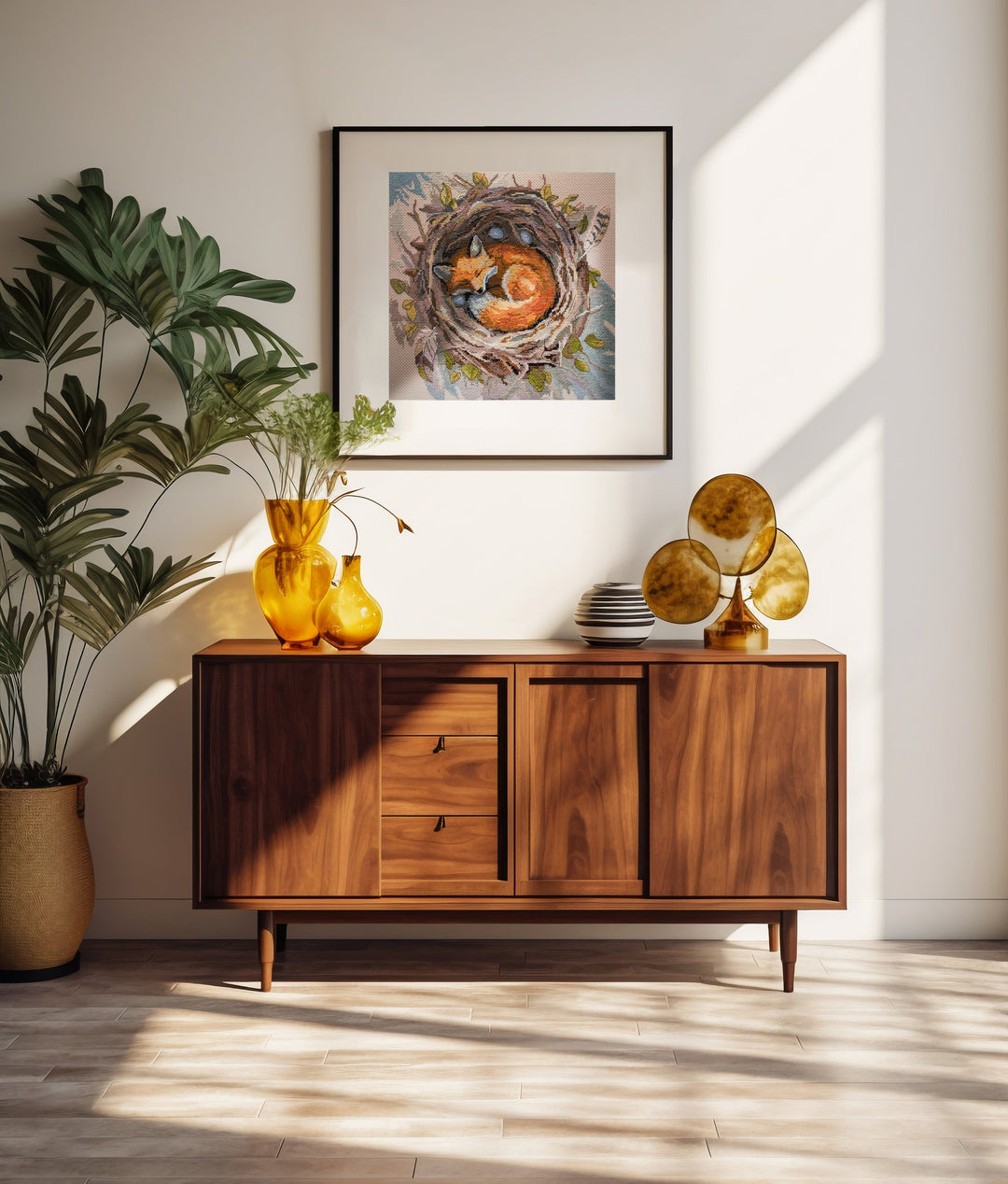 Cross-stitch kit - Protector of a foreign home AH-264