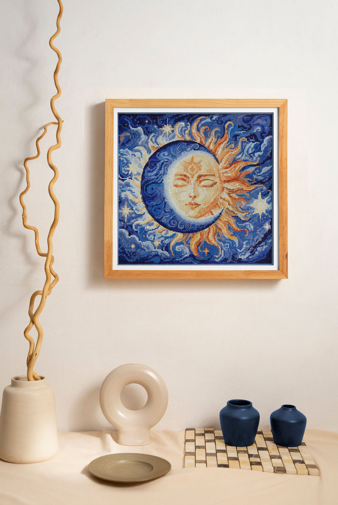 Cross-stitch kit - Heavenly Couple AH-265