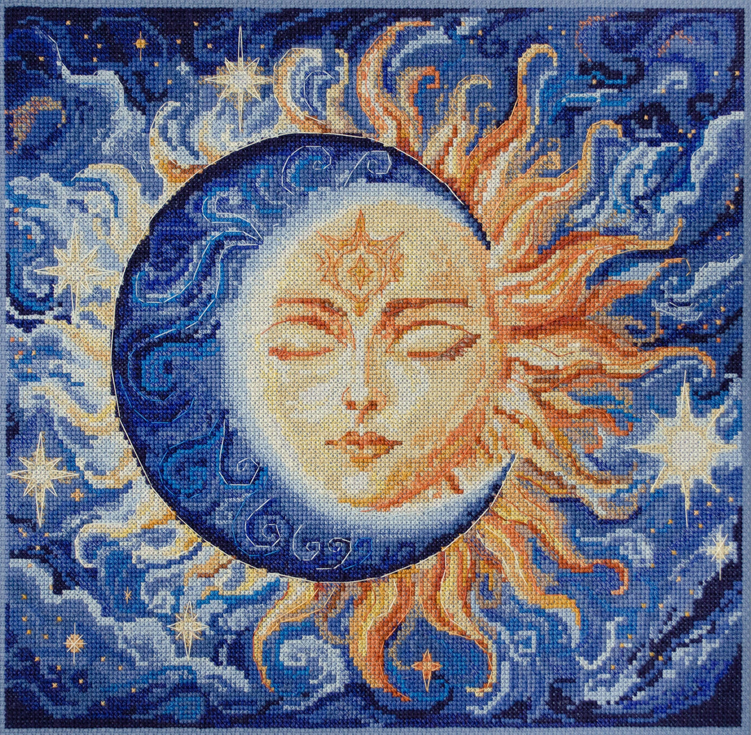 Cross-stitch kit - Heavenly Couple AH-265