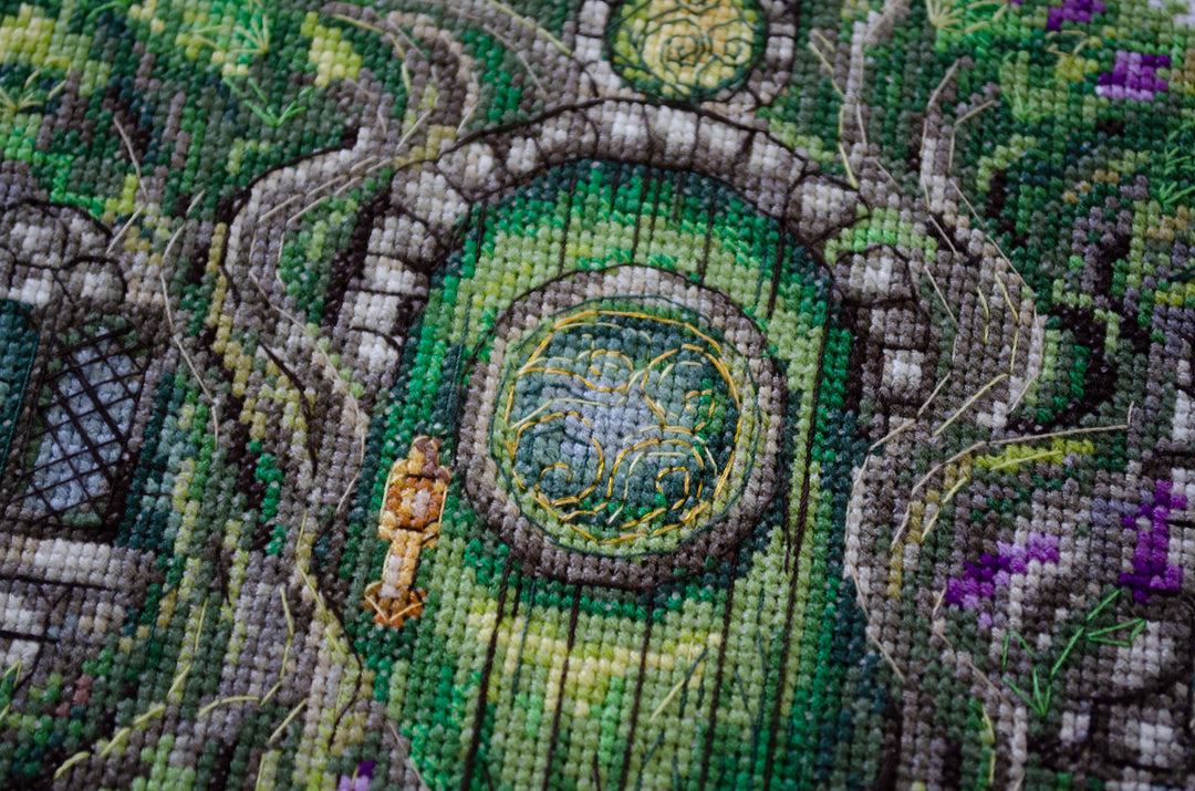 Cross-stitch kit - Where the elves live AH-267