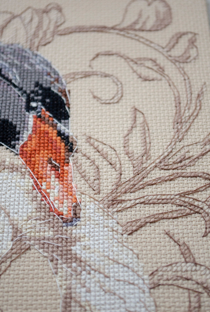 Cross-stitch kit - Swans of love AH-269