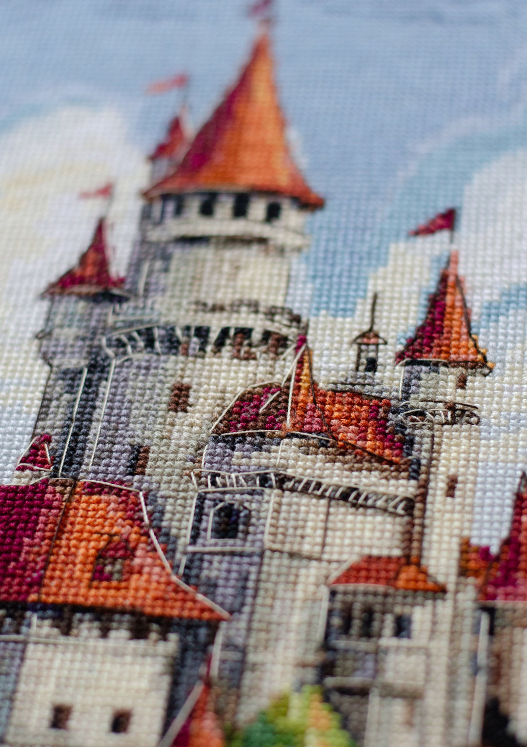 Cross-stitch kit - Among the Clouds AH-274