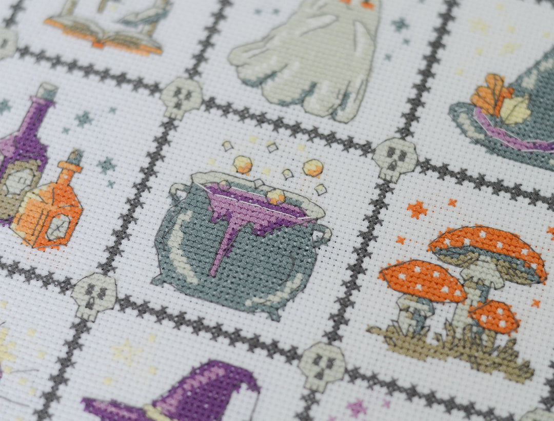 Cross-stitch kit - Witchcraft for Beginners AH-282