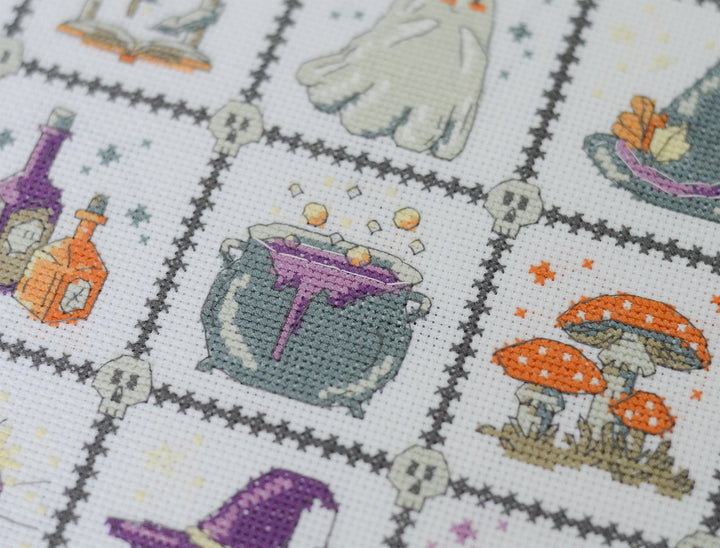 Cross-stitch kit - Witchcraft for Beginners AH-282