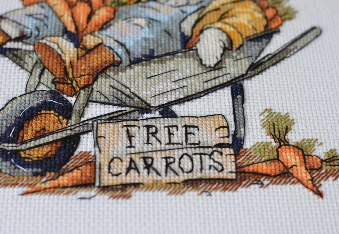 Cross-stitch kit - Free carrots AH-288