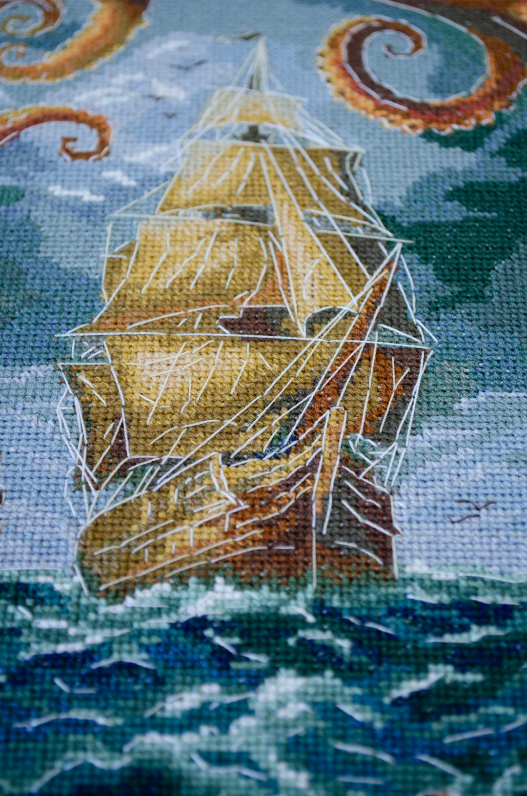 The Abyss Counted Cross-Stitch Kit by Abris Art AH-292