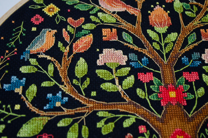 The Tree of Forest Tales Counted Cross-Stitch Kit by Abris Art AH-298