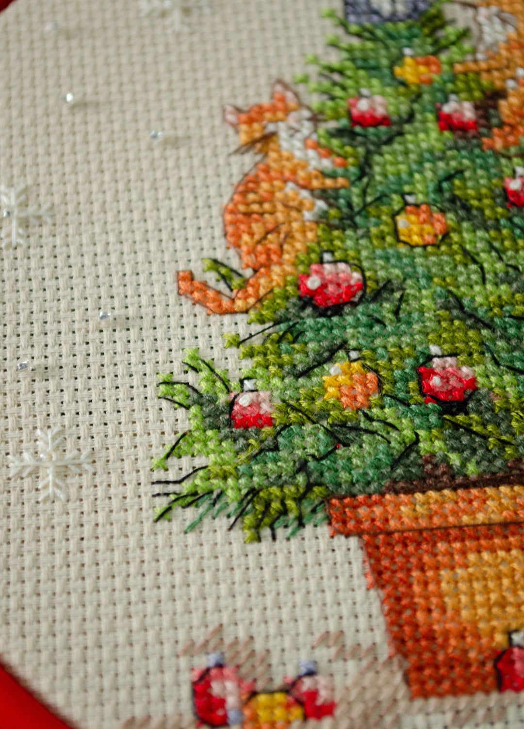 Cross-stitch kit - The naughty cats AHM-090