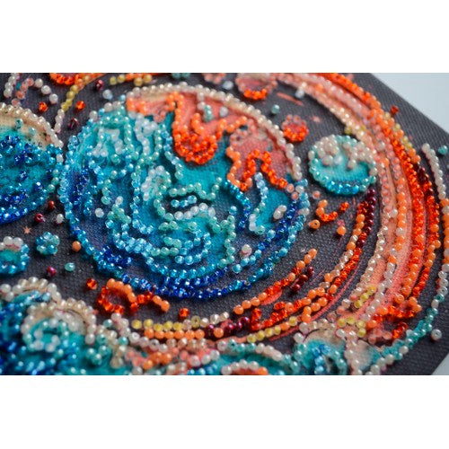 Mini Bead embroidery kit - Cosmic energy