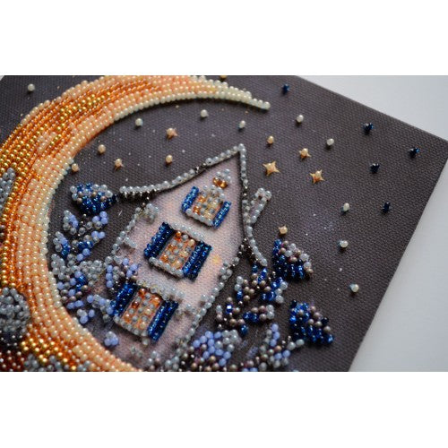 Mini Bead embroidery kit - The magic of the night sky