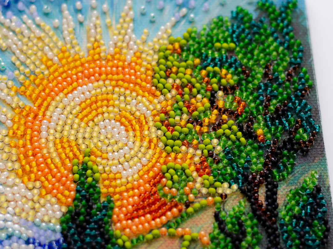 Mid-sized Bead Embroidery kit - Summer memories