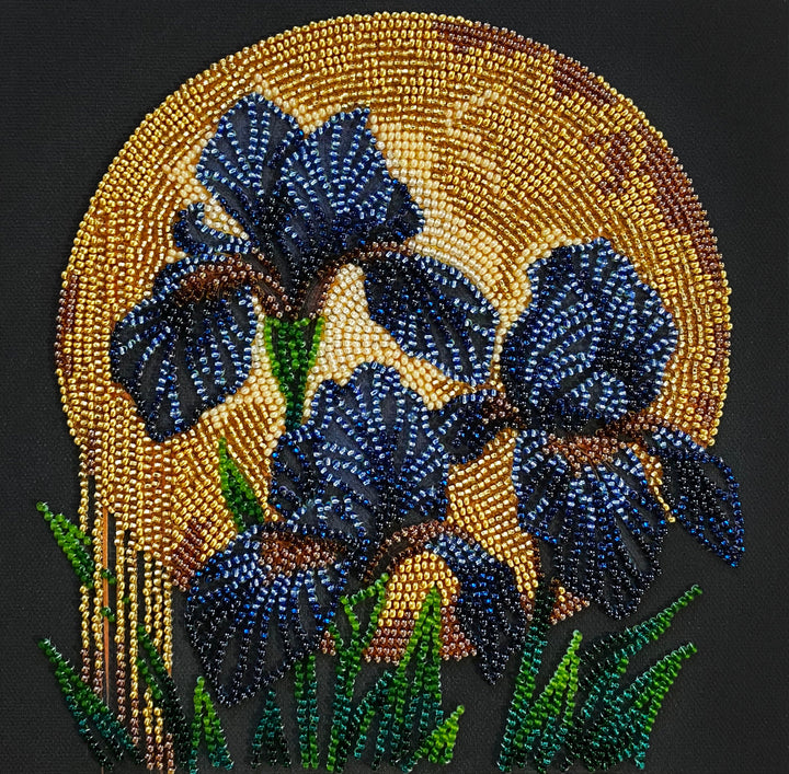 Dancing in Golden Light Mid-Sized Bead Embroidery Kit by Abris Art AMB-126