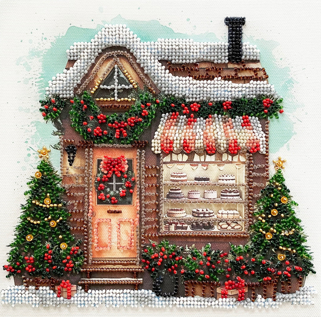 Time to Celebrate Mid-Sized Bead Embroidery Kit by Abris Art AMB-127