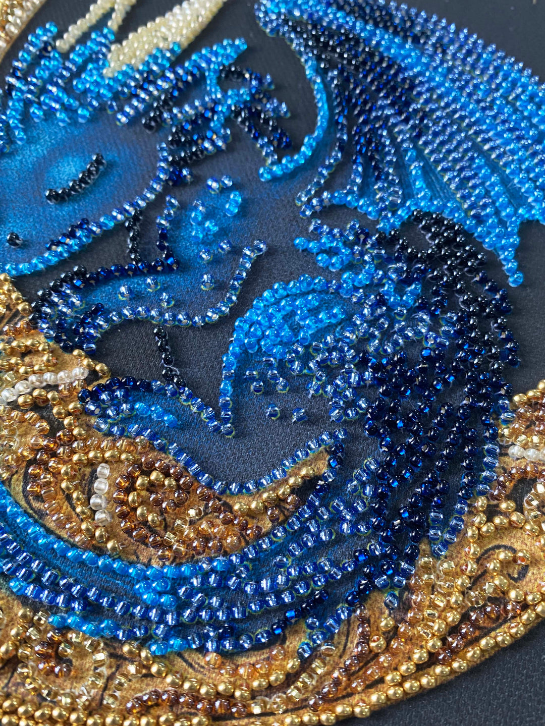 Little One of Moonlit Legends Mid-Sized Bead Embroidery Kit by Abris Art AMB-130