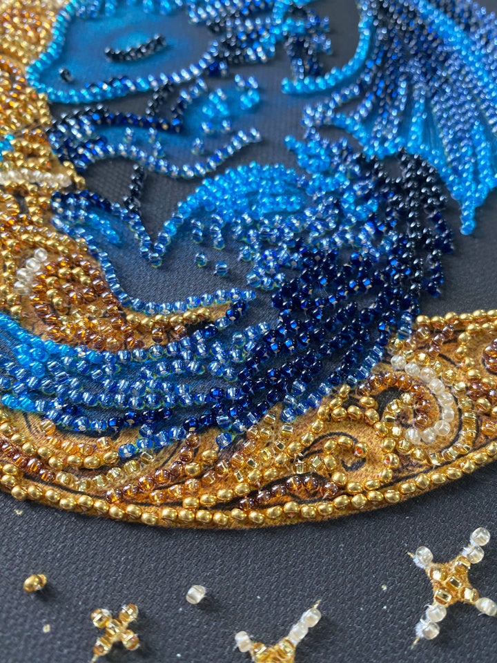 Little One of Moonlit Legends Mid-Sized Bead Embroidery Kit by Abris Art AMB-130